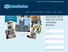 Tablet Screenshot of eiustudentrentals.com